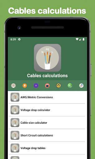 Electrical Calculations screenshot 2