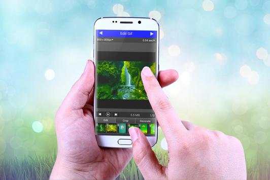 Gif Edit Maker with music 🎵 screenshot 1