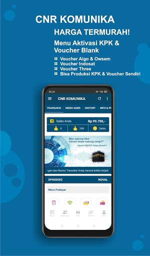 CNR KOMUNIKA : Aplikasi Pulsa screenshot 2