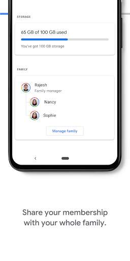 Google One screenshot 6