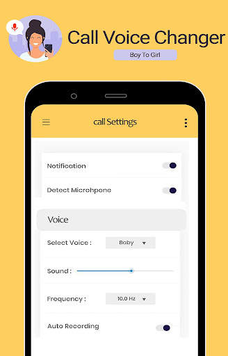 Call Voice Changer Boy to Girl screenshot 19
