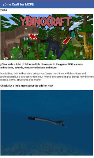Dino Craft for Minecraft PE screenshot 3