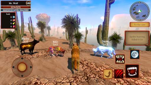 Wolf Simulator - Animal Games screenshot 7
