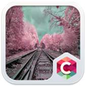 Pink Trees Theme CLauncher 4.8.7