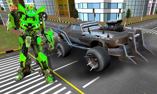 US Army Car Robot Transformation: Robot Fighting screenshot 1