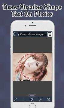 Curve Text on Photos : Circular Text on Photos screenshot 4