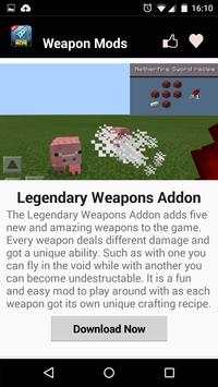 Senjata MOD Untuk MCPE! screenshot 3