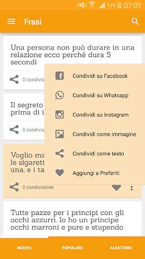Frasi per varie occasioni screenshot 2