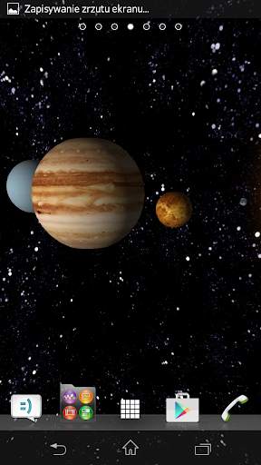Galaxy Space 3D Live WallPaper screenshot 1
