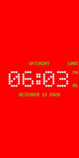 Digital Clock Live Wallpaper-7 PRO screenshot 3
