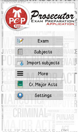 PEP-App Prosecutor Exam Preparation Application screenshot 2