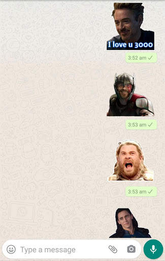 Avengers WA Stickers screenshot 4