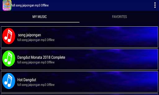 full song jaipongan mp3 Offline screenshot 2