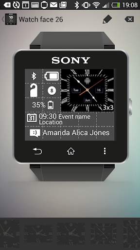 Traditional SW2 Watchface Pack 3 تصوير الشاشة