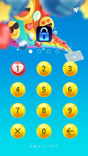 3D Emoji - App Lock Master Theme screenshot 2