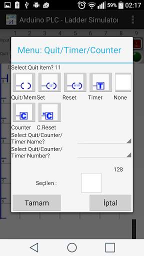 PLC - Ladder Simulator for Arduino screenshot 3