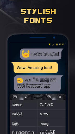 Dark Knight Keyboard Theme 3 تصوير الشاشة