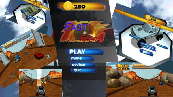 Fast Racing Car 3D screenshot 2