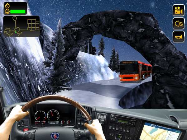 Offroad Snow Tourist Bus Drive screenshot 12