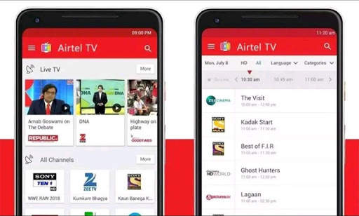 Free Airtel TV HD Channels Guide 2020. screenshot 1