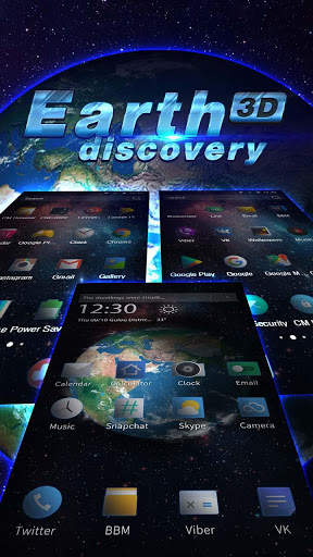3D Earth discovery theme screenshot 5