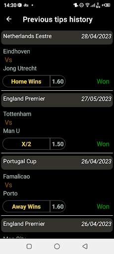 2  ODDS Daily Tips screenshot 1