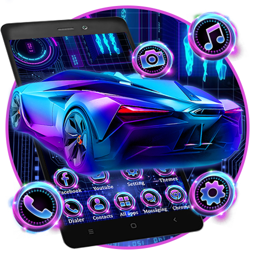 Neon Sports Car Themes HD Wallpapers icon