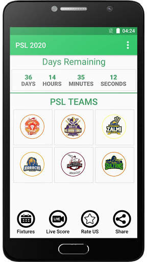 PSL 2020 - Live Score And Info screenshot 1