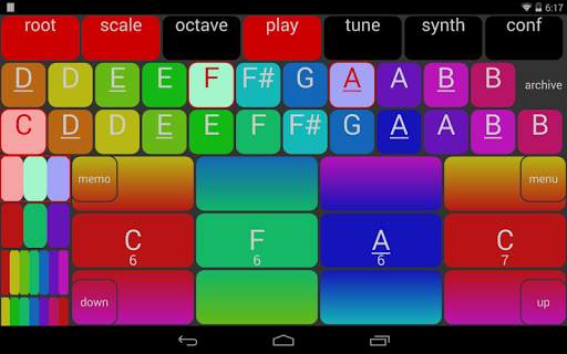MISUCO2 microtonal sound controller   mobile synth screenshot 9