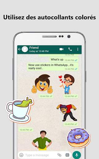 Free Whatsa Messenger Stickers New 2021 screenshot 1