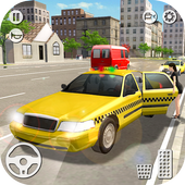 Taxi Simulator 3D - Crazy Taxi Driver Game icon