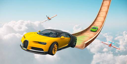 Superhero Crazy Car Stunt Mega Ramp Car GT Racing screenshot 3