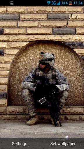 Army Soldier Live Wallpaper screenshot 2
