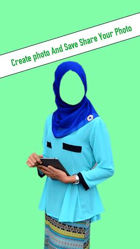 Hijab Girls Photo Suit screenshot 2