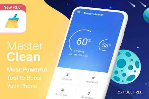 Master Phone App Clean - Speed Booster Cooler screenshot 1