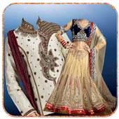 Choli And Sherwani Photo Suit 1.0