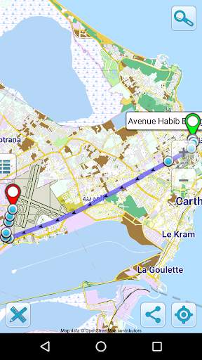 Map of Tunisia offline screenshot 5