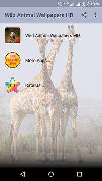 Wild Animal Wallpapers HD 1 تصوير الشاشة