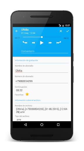 Call recorder: CallRec screenshot 3