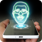 Hologram Apple Pineapple icon