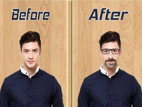 Men Beauty Salon-Hairstyle Beard Photo Editor screenshot 1