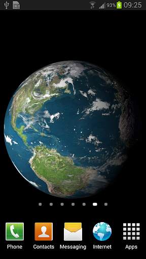 Earth Live Wallpaper 3d screenshot 2