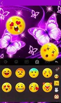 Neon Purple Butterfly screenshot 3