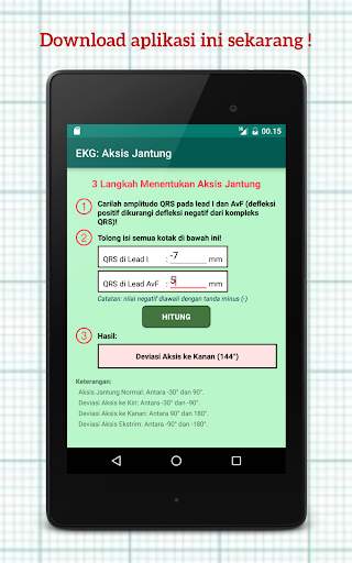 Elektrokardiogram (EKG) Pro: Aksis Jantung screenshot 3