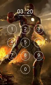 Iron Man Lock Screen 4K screenshot 2