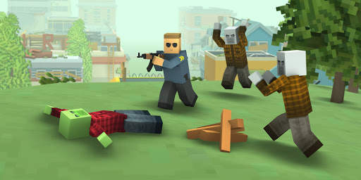 Zombie Craft Terakhir: game menembak gratis screenshot 3