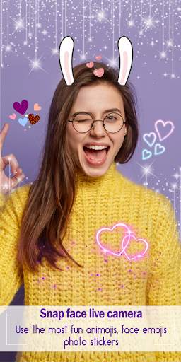 snap face – live camera Filter скриншот 1