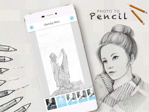 Creating Pencil Sketch скриншот 1