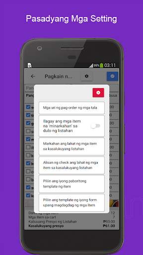Listahan ng bibilhin screenshot 5