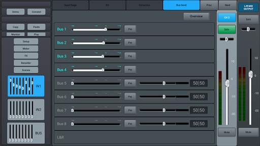 Studiomaster Digilive16 Android App for tablets screenshot 6